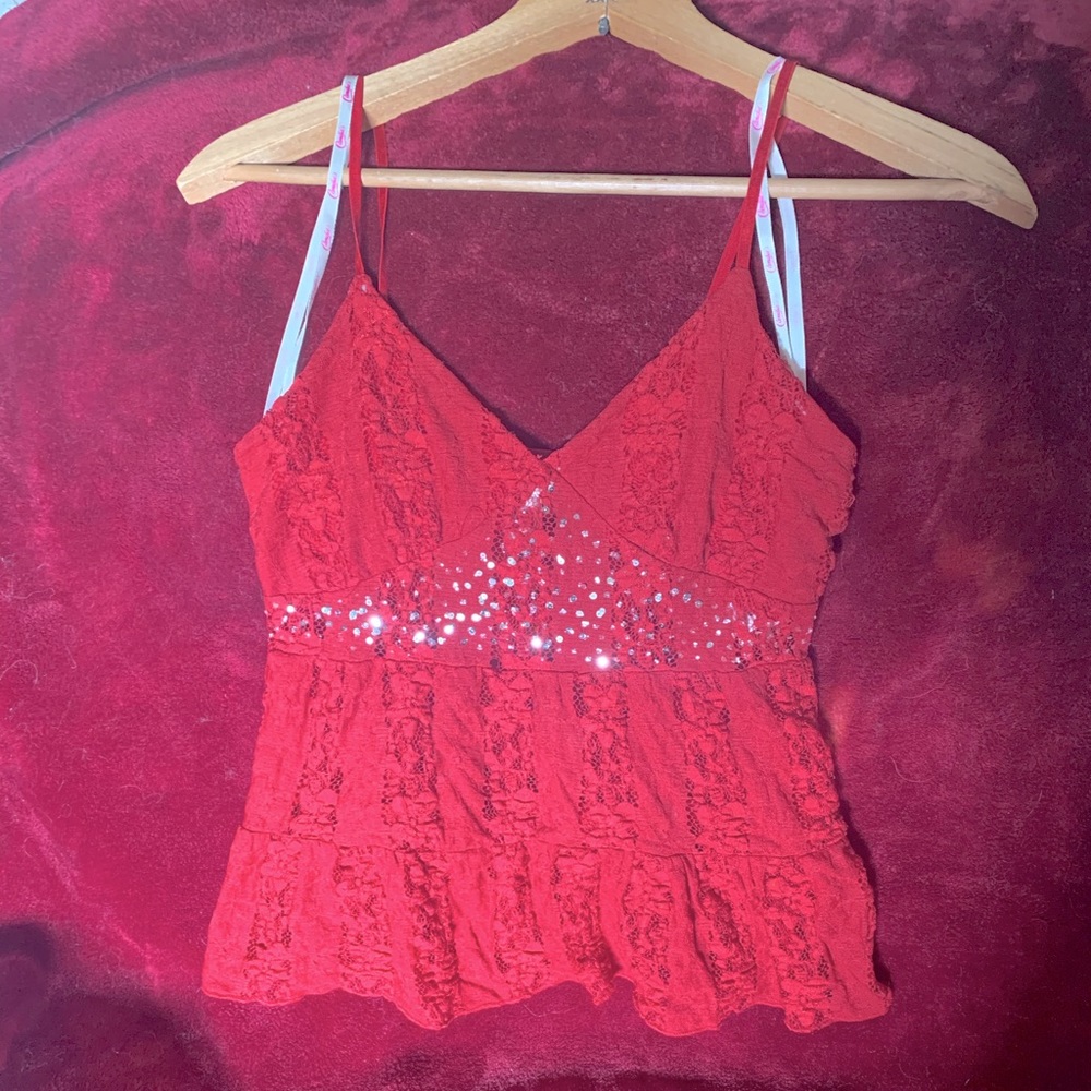Candies small red cami top